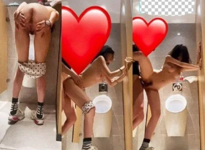 Hai đứa tìm chỗ vụng trộm với em người yêu trong WC